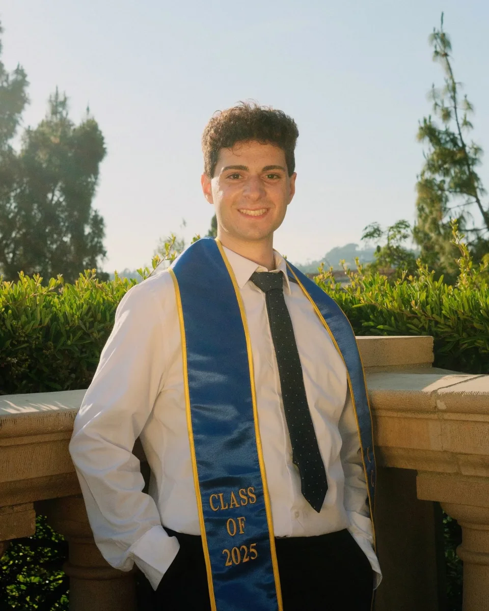 Bassel Lawand at his UCLA graduation