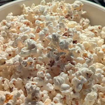 A big bowl of popcorn
